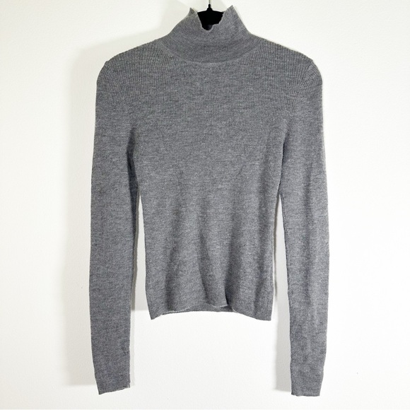 NakedCashmere Women’s Grey Cashmere Sweater Mock / Turtle Neck Small - Picture 1 of 8